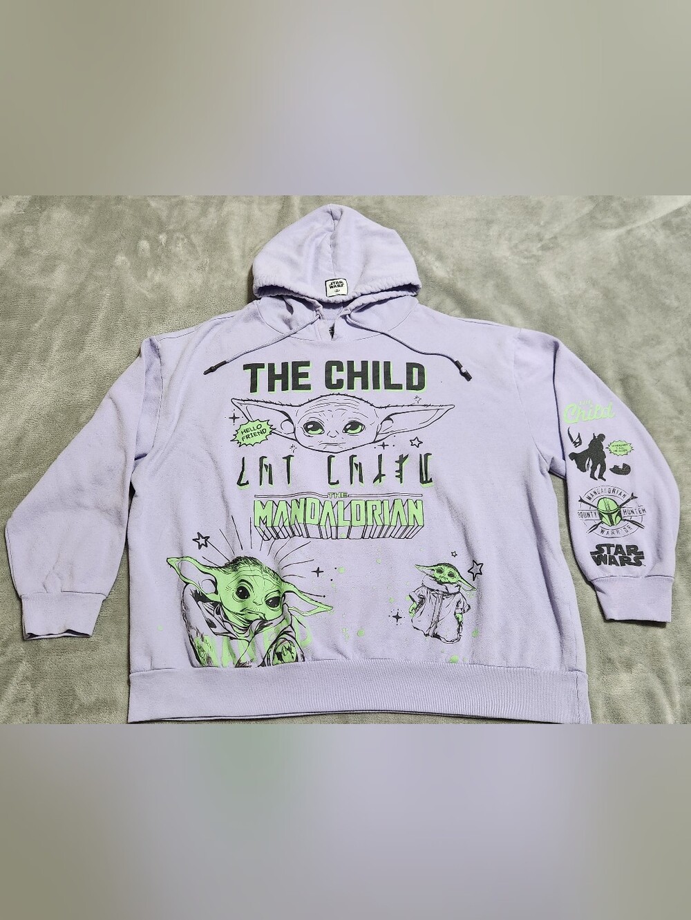 Star Wars Grogu The Child Mandalorian Hoodie 3XL